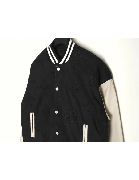 Louis Vuitton Pearl Presbyopia Baseball Jacket TSK1,Louis Vuitton
