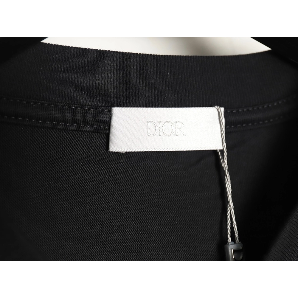 Dior lettering embroidered short sleeve T-shirt,Dior