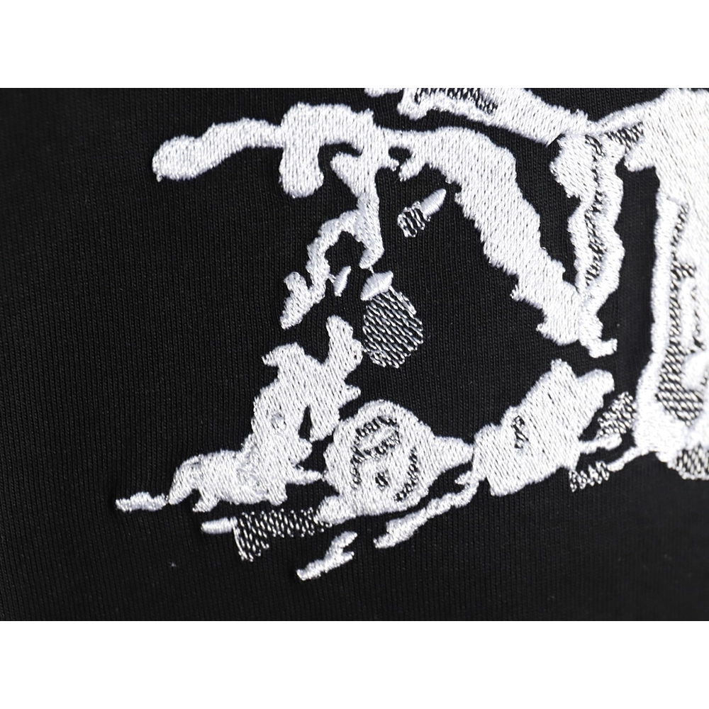 Dior lettering embroidered short sleeve T-shirt,Dior