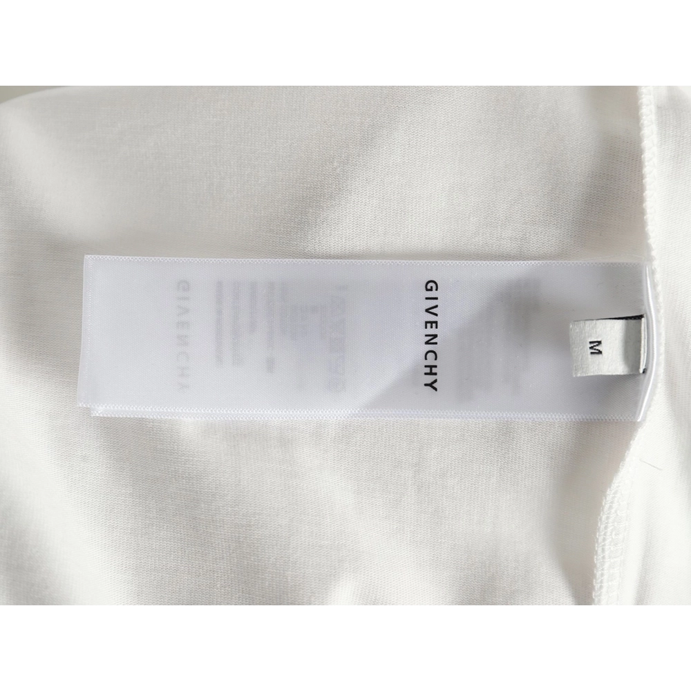 Givenchy hollow arc letter embroidered short-sleeved T-shirt,Givenchy