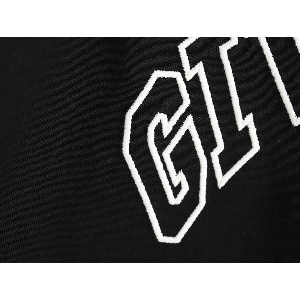 Givenchy hollow arc letter embroidered short-sleeved T-shirt TSK1,Givenchy