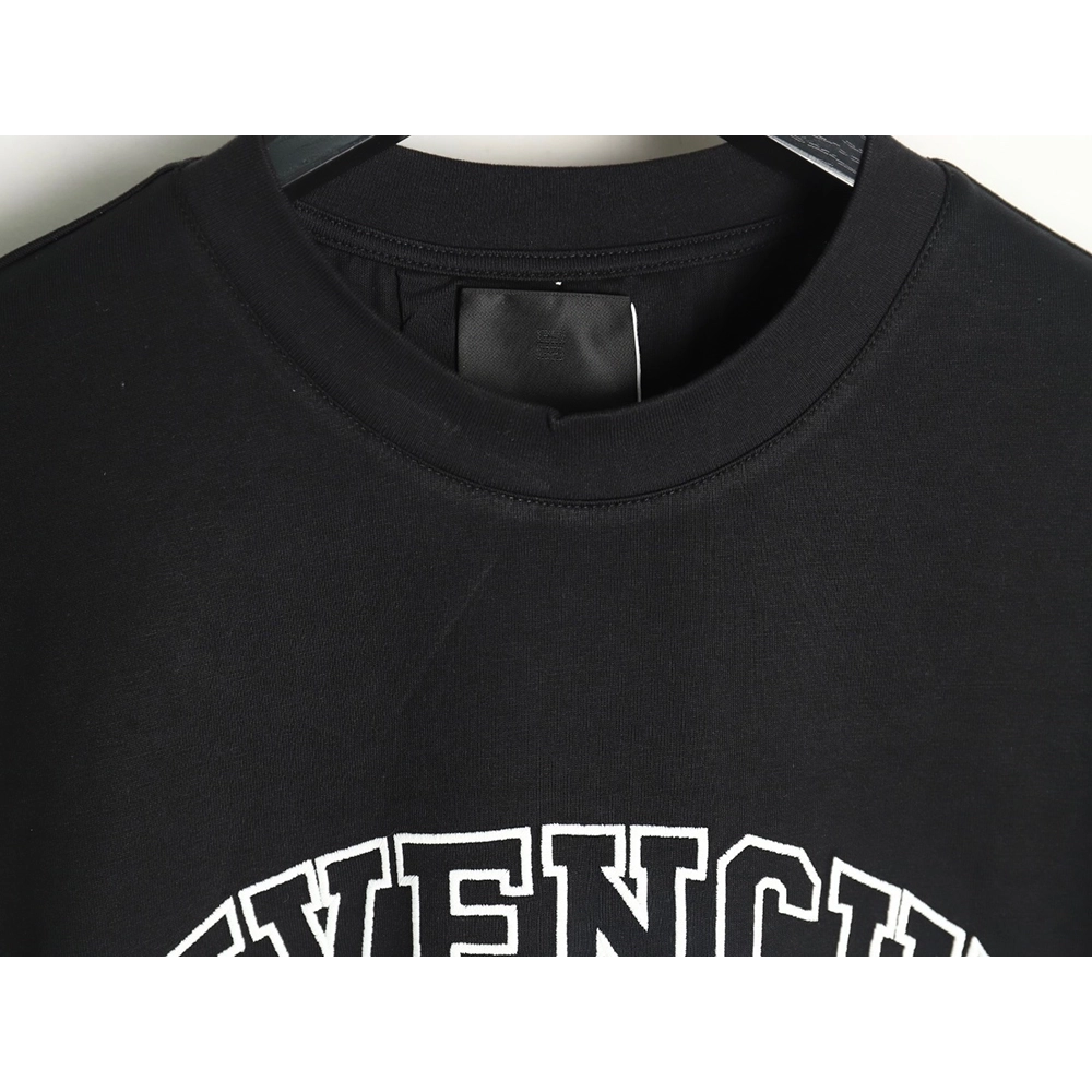 Givenchy hollow arc letter embroidered short-sleeved T-shirt TSK1,Givenchy