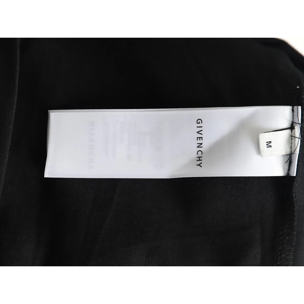 Givenchy hollow arc letter embroidered short-sleeved T-shirt TSK1,Givenchy