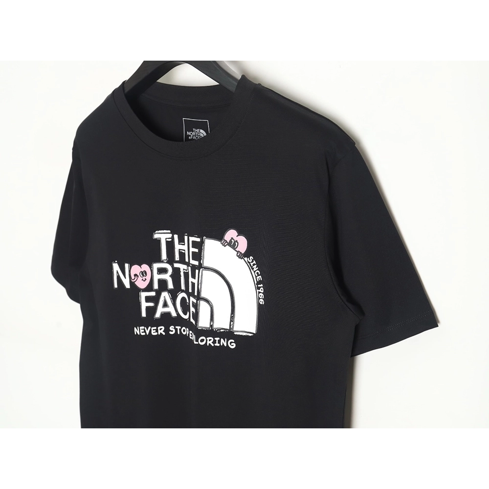 The North face heart print short-sleeved T-shirt TSK1,The North Face