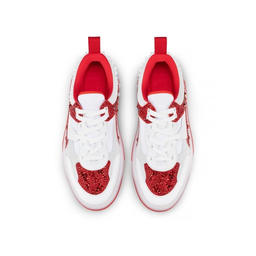 Fake Christian Louboutin Astroloubi Strass Eternity Sneakers Suede Leather Com¨¨Te And Strass