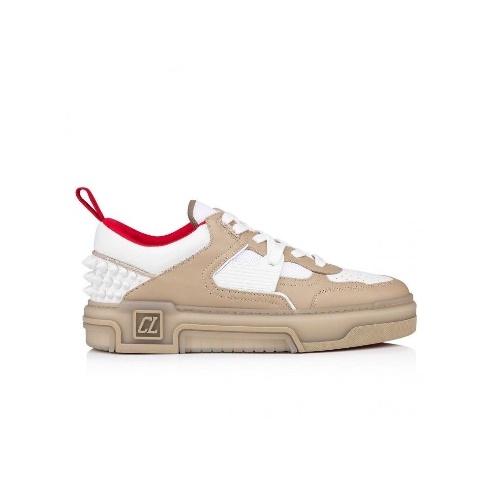 Knockoff Christian Louboutin Astroloubi Sneakers Calf Leather Saharienne, Fake CL Shoes