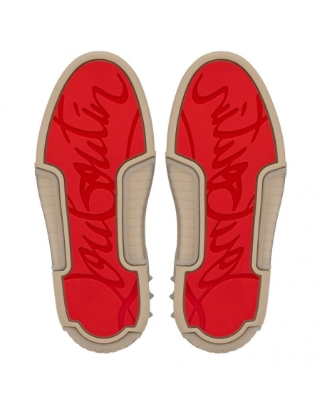 Knockoff Christian Louboutin Astroloubi Sneakers Calf Leather Saharienne, Fake CL Shoes