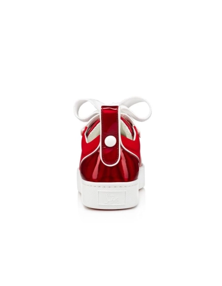Replica Christian Louboutin Toy Toy Man Low-Top Sneakers Patent Calf Psychic And Neoprene Loubi