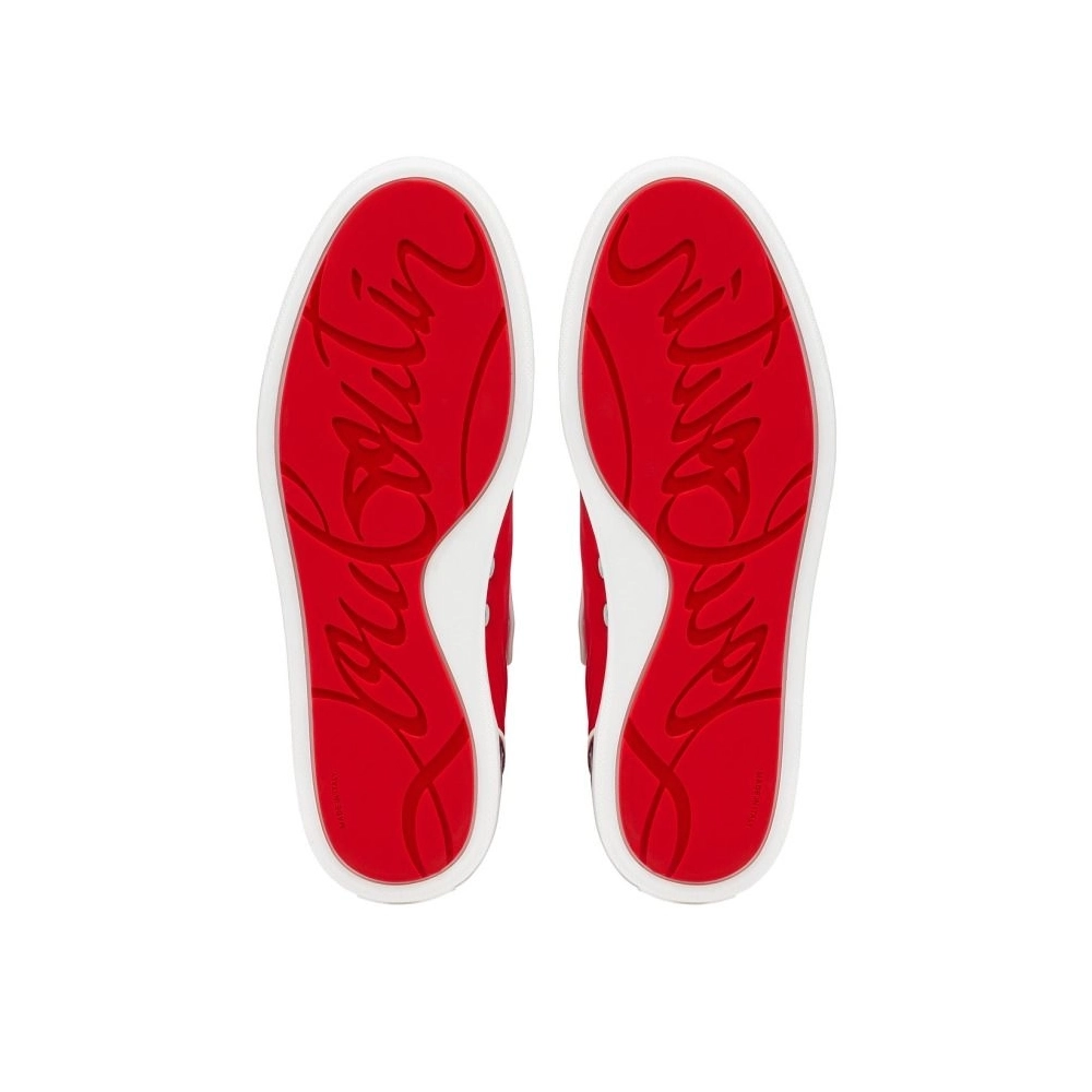 Replica Christian Louboutin Toy Toy Man Low-Top Sneakers Patent Calf Psychic And Neoprene Loubi