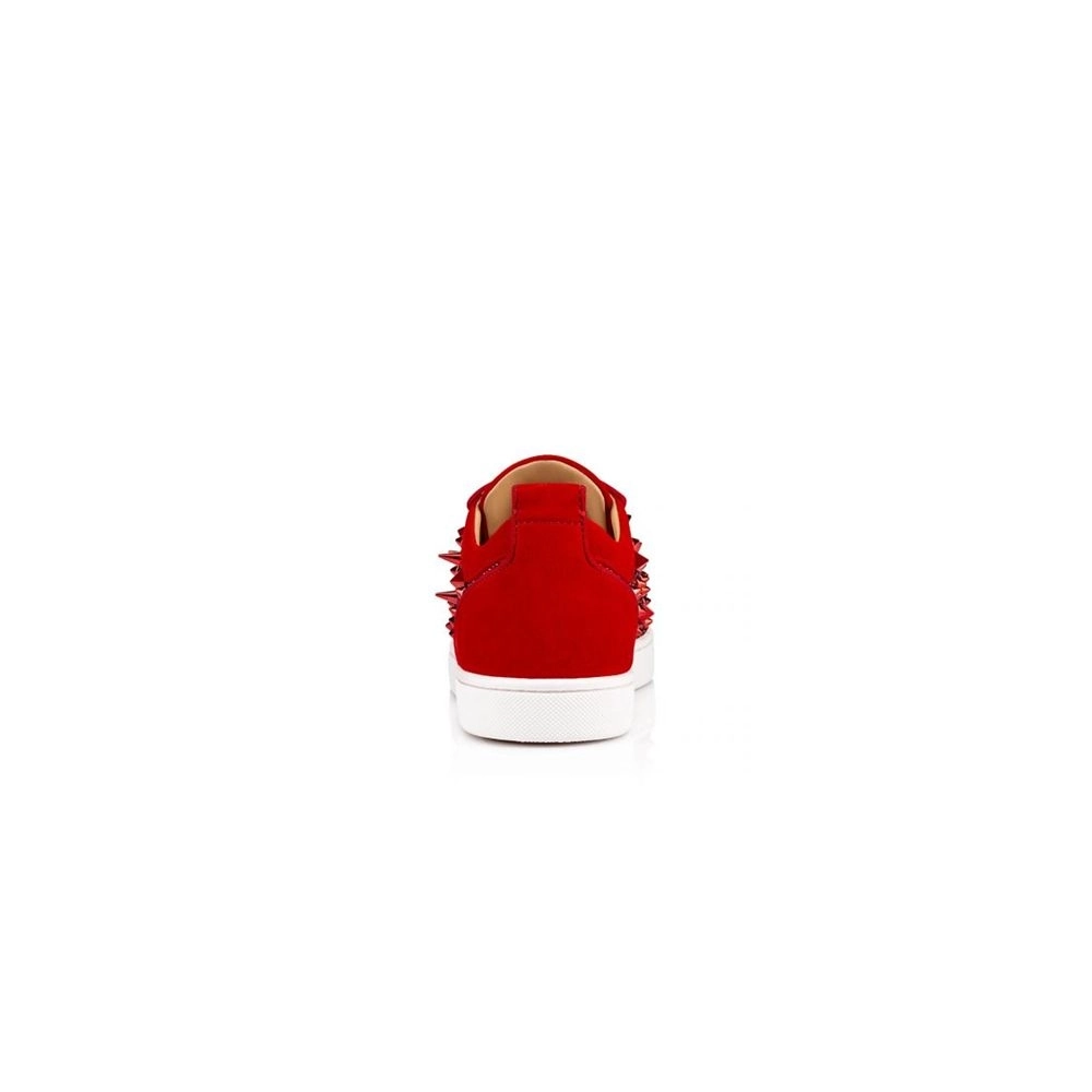 cheap Christian Louboutin Low-top Louis Junior PI Version Loubi Strass Sneaker sale