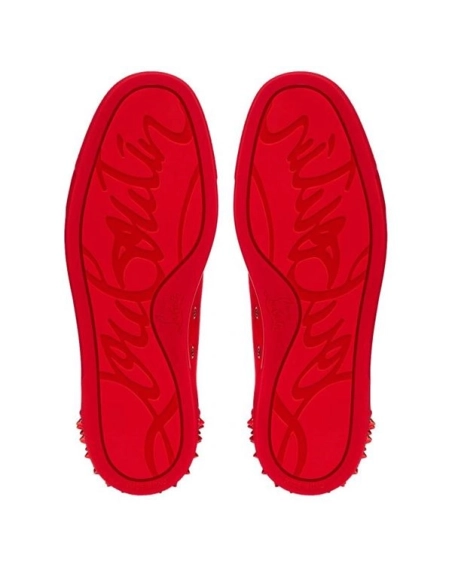 cheap Christian Louboutin Low-top Seavaste Orla Loubi/loubi Metal Calf Sneaker sale