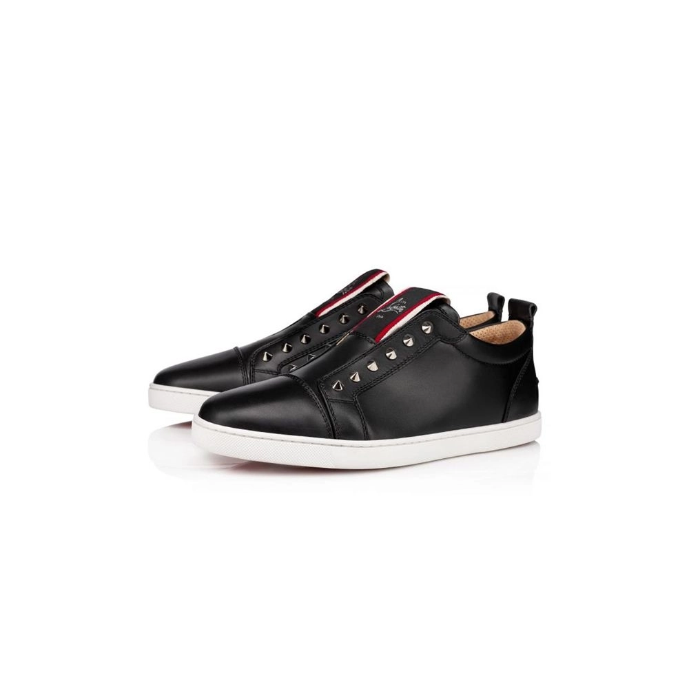cheap Christian Louboutin Low-top F.A.V Fique A Vontade Black Calf Sneaker sale