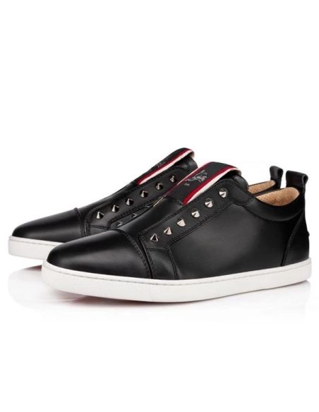 cheap Christian Louboutin Low-top F.A.V Fique A Vontade Black Calf Sneaker sale