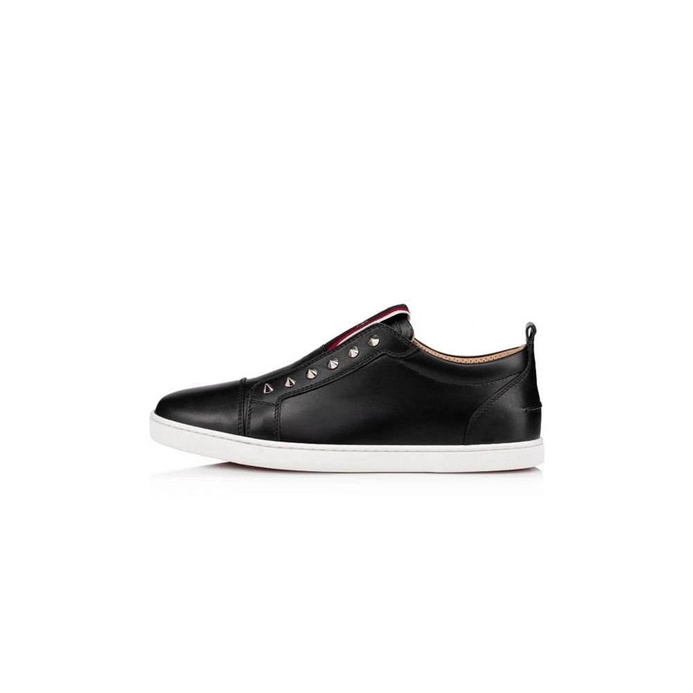 cheap Christian Louboutin Low-top F.A.V Fique A Vontade Black Calf Sneaker sale