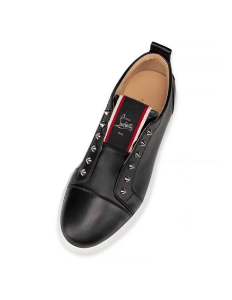 cheap Christian Louboutin Low-top F.A.V Fique A Vontade Black Calf Sneaker sale