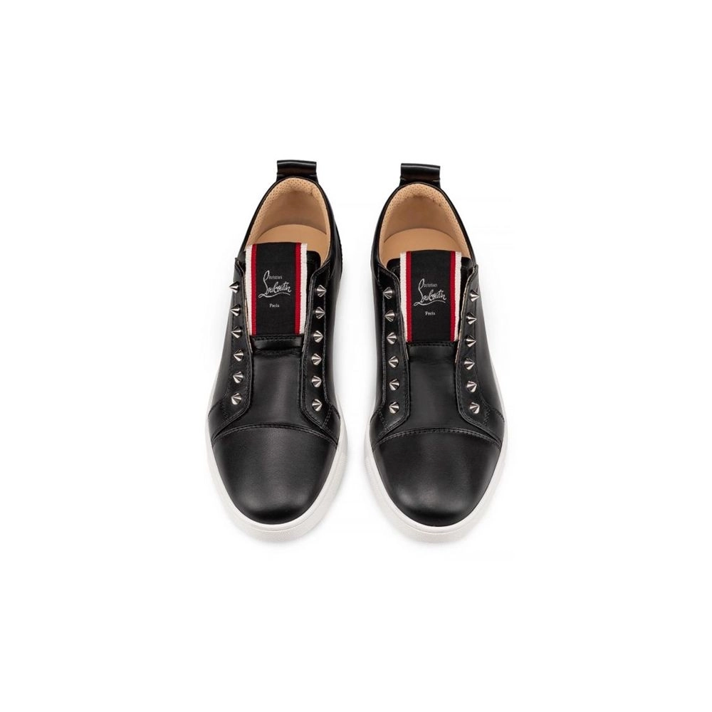 cheap Christian Louboutin Low-top F.A.V Fique A Vontade Black Calf Sneaker sale