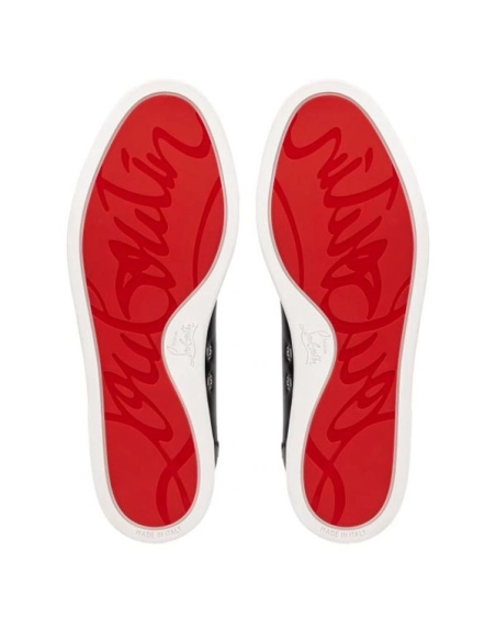 cheap Christian Louboutin Low-top F.A.V Fique A Vontade Black Calf Sneaker sale