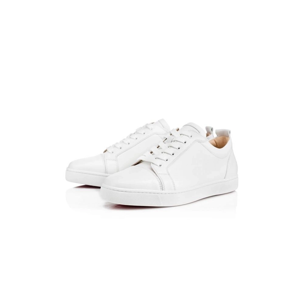 cheap Christian Louboutin Men's Low-top White Calf Sneaker sale
