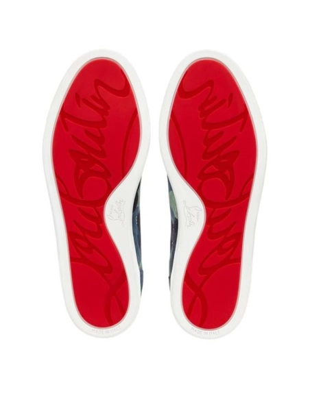 cheap Christian Louboutin Low-top F.A.V Fique A Vontade Multi Veau Velours Sneaker sale