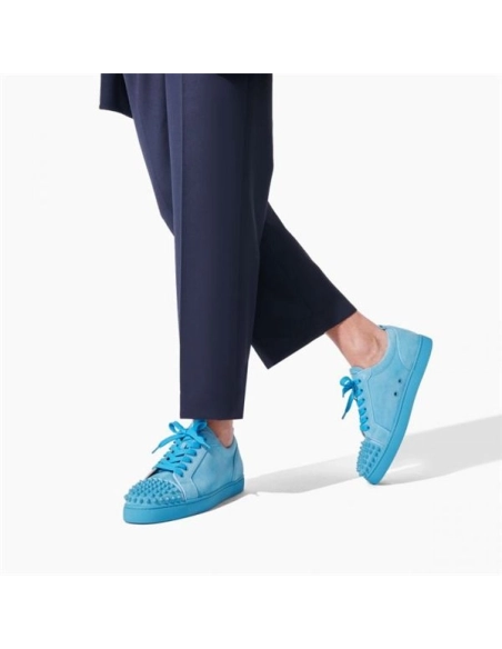 Christian Louboutin Low-top Louis Junior SP Panorama/panorama Mat Velvet