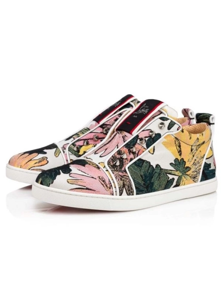 cheap Christian Louboutin F.A.V Fique A Vontade Orlato Multi/bianco Fabric sale