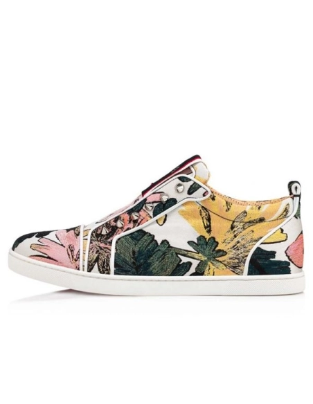 cheap Christian Louboutin F.A.V Fique A Vontade Orlato Multi/bianco Fabric sale