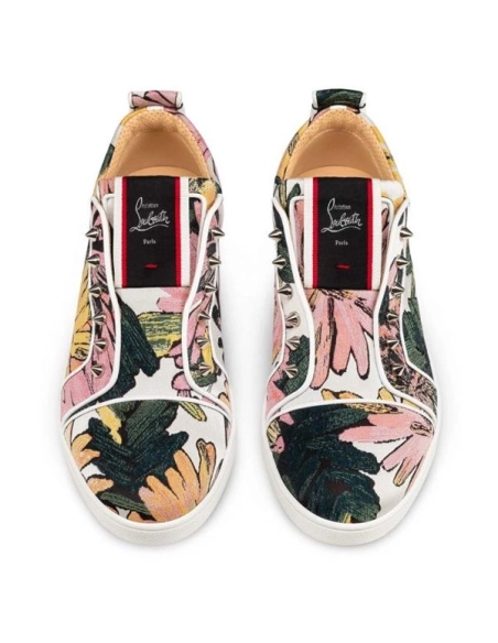 cheap Christian Louboutin F.A.V Fique A Vontade Orlato Multi/bianco Fabric sale