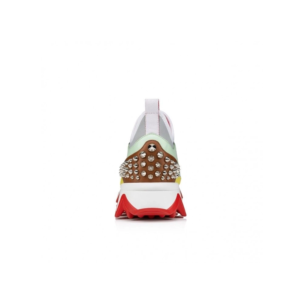 Cheap Christian Louboutin Sharkyloub Sp Spikes Sneakers Multicolor Sale Online, Discount CL Shoes Outlet