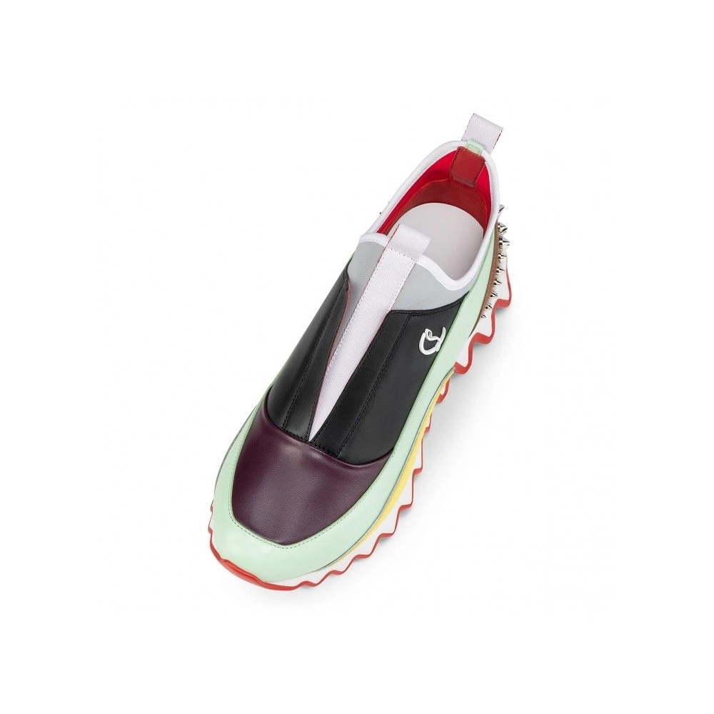 Cheap Christian Louboutin Sharkyloub Sp Spikes Sneakers Multicolor Sale Online, Discount CL Shoes Outlet