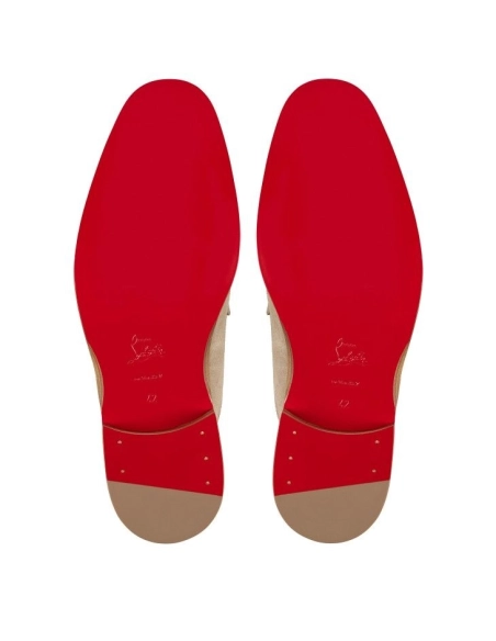 Replica Christian Louboutin Chambeluss Mules Calf Leather Saharienne, Fake CL Shoes