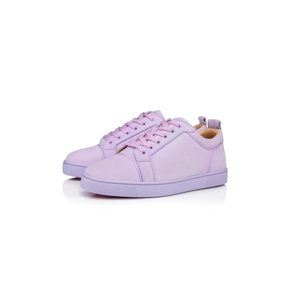 Christian Louboutin Louis Junior  Lilac Smoke Suede