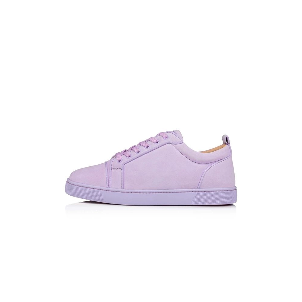 Christian Louboutin Louis Junior  Lilac Smoke Suede