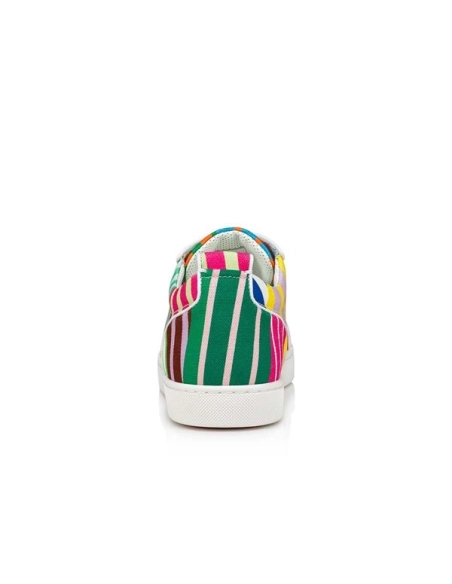 Christian Louboutin Louis Junior Multi/bianco Cotton