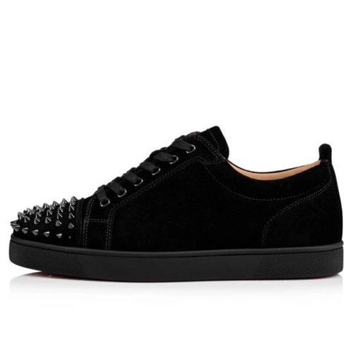 cheap Christian Louboutin Louis Junior SP Black/black Veau Velours sale