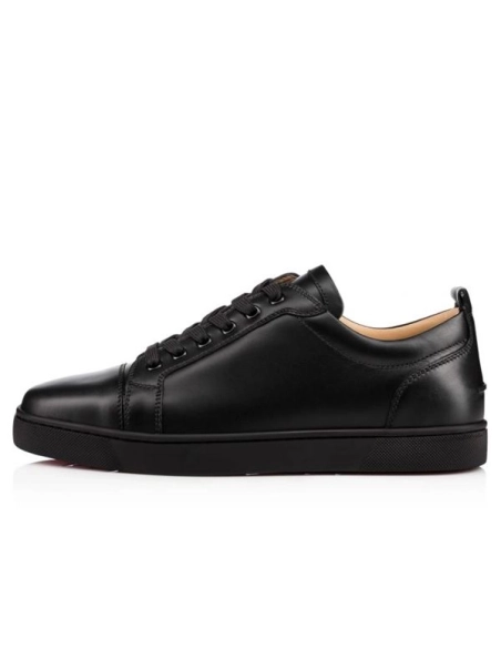 cheap Christian Louboutin Louis Junior SP Black/black Calf Sneaker sale