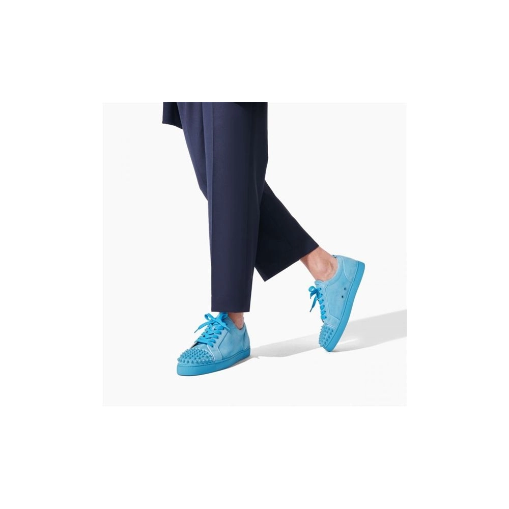 cheap Christian Louboutin Fun Louis Junior SP Panorama/panorama Mat Velvet sale