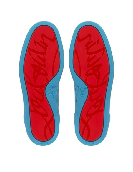 cheap Christian Louboutin Fun Louis Junior SP Panorama/panorama Mat Velvet sale