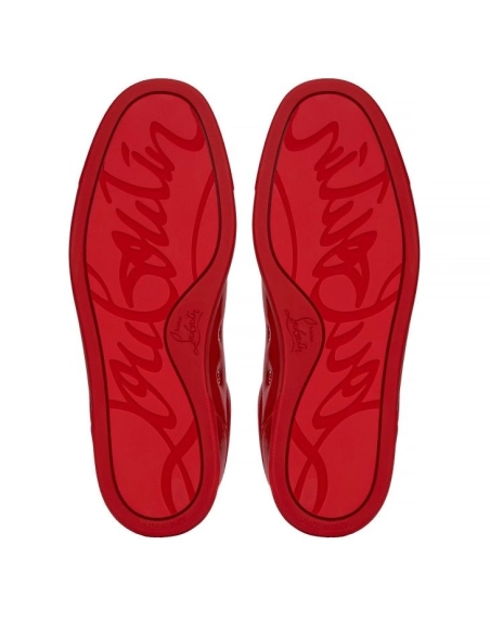 Knockoff Christian Louboutin Louis Junior P Pik Pik Strass Sneakers Metallic Suede And Spikes Loubi