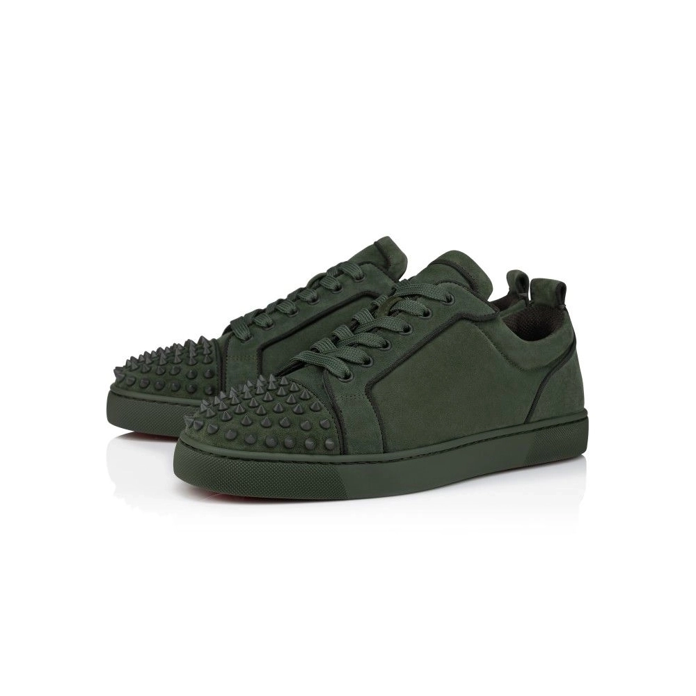 Discount Christian Louboutin Louis Junior Spikes Sneakers Veau Velours And Spikes Tennessee Outlet