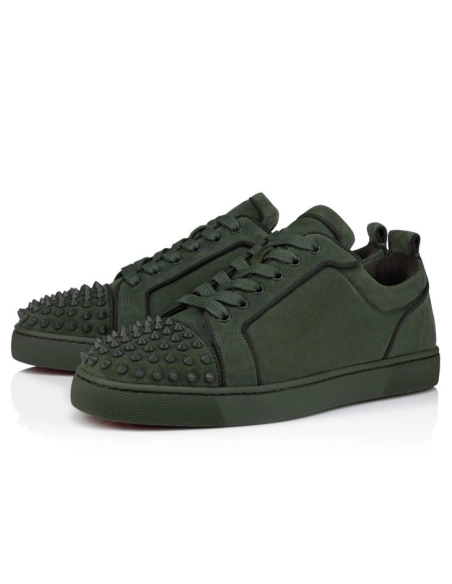 Discount Christian Louboutin Louis Junior Spikes Sneakers Veau Velours And Spikes Tennessee Outlet