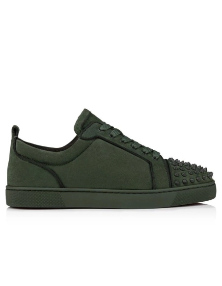 Discount Christian Louboutin Louis Junior Spikes Sneakers Veau Velours And Spikes Tennessee Outlet