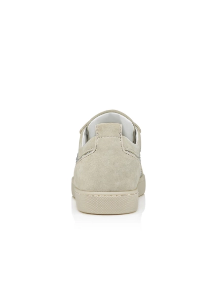 Cheap Christian Louboutin Louis Junior Strass Sneakers Calf Leather Beige Sale Online