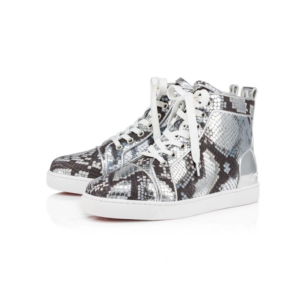 Discount Christian Louboutin Fun Louis High-Top Sneakers Sale Online, Cheap CL Shoes Store