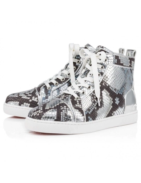 Discount Christian Louboutin Fun Louis High-Top Sneakers Sale Online, Cheap CL Shoes Store