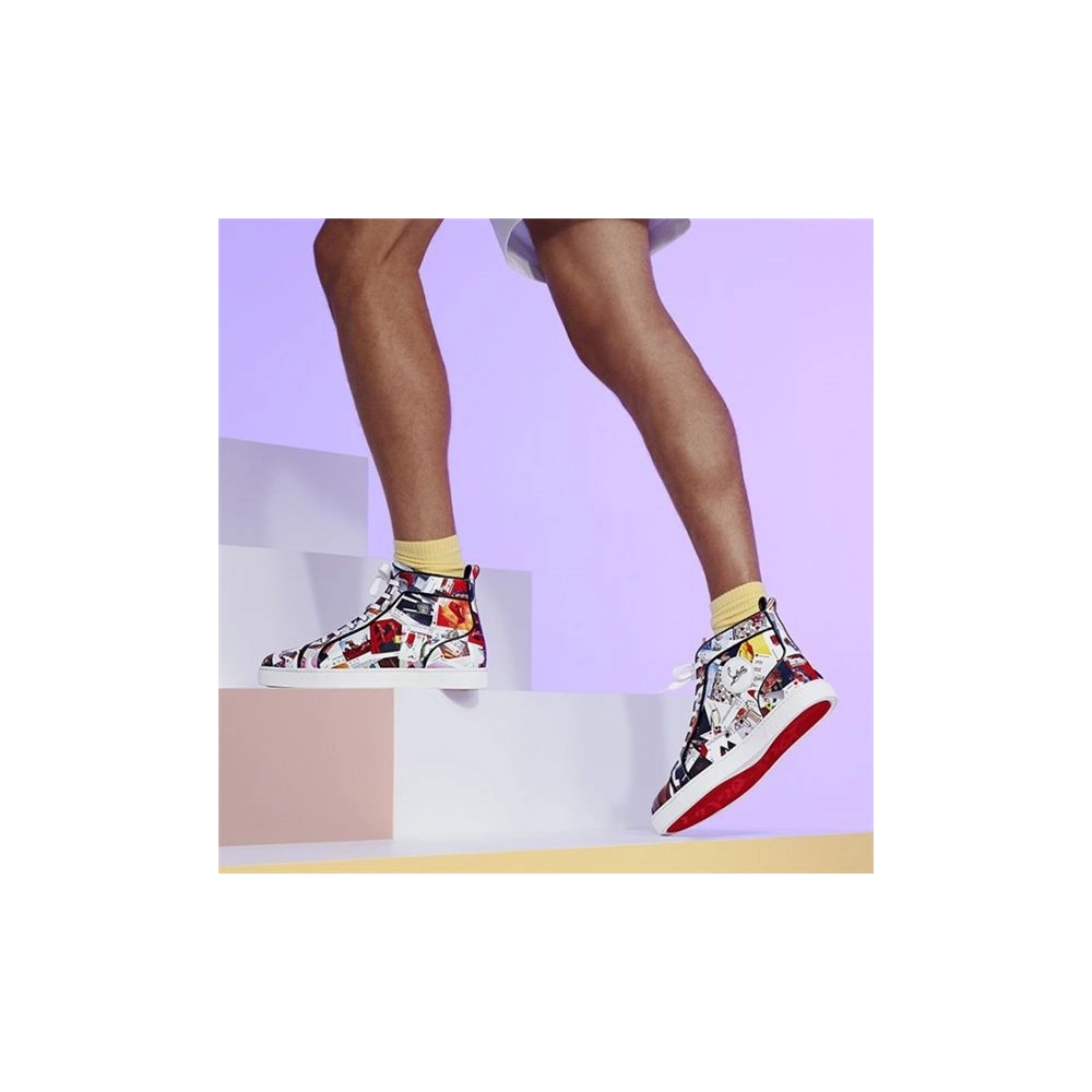 cheap Christian Louboutin Louis Orlato Multi/black Claf sale