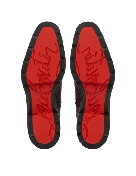 Cheap Christian Louboutin Alpinosol Boots Grained Calf Leather Corteccia Sale Online