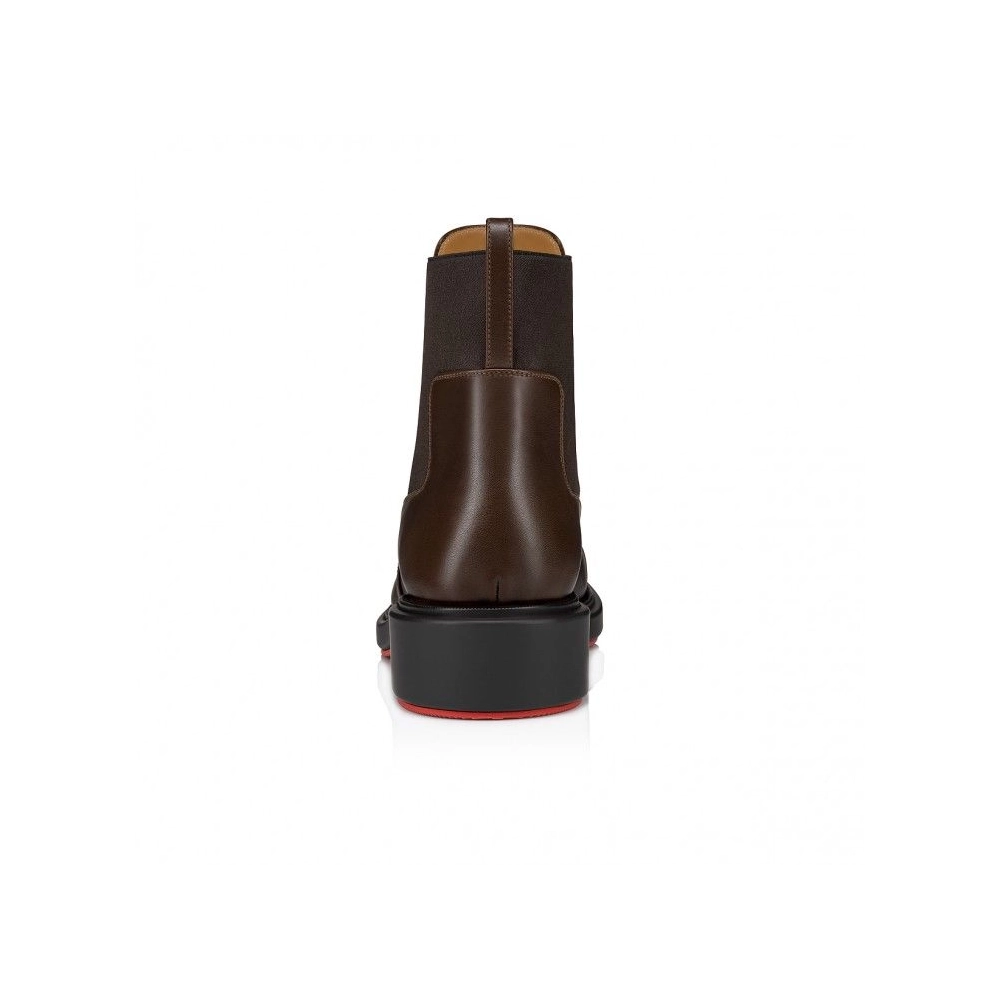 Fake Christian Louboutin Urbino Chelsea Low Boots Calf Leather Cosme, Knockoff CL Shoes