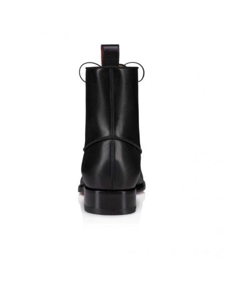 Discount Christian Louboutin Chambeliboot Boots Calf Leather Black, Cheap Christian Louboutin Shoes Outlet Online