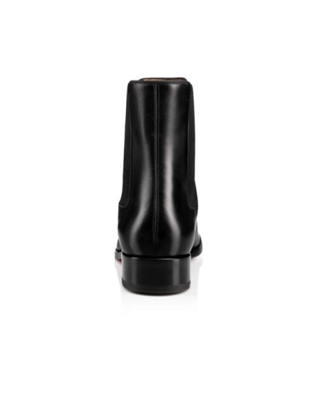 cheap Christian Louboutin Boot Samson Black Leather sale
