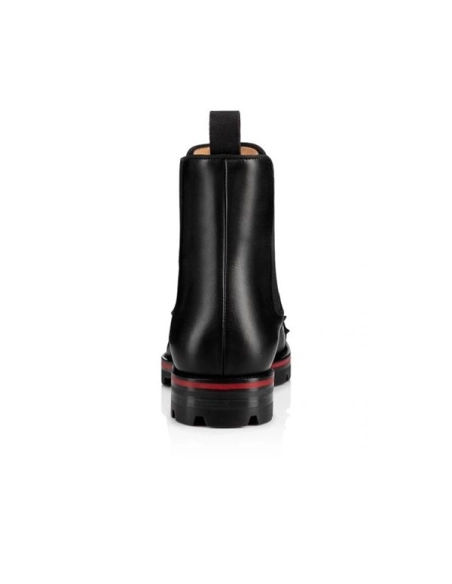 cheap Christian Louboutin Boot Melon Spikes Black black Mat Calf sale